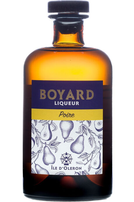 Bouteille de Liqueur de Cognac Poire Boyard, liqueur artisanale de l’Île d’Oléron à la poire Williams