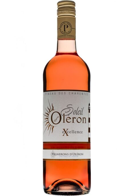Pineau des Charentes rosé Soleil d’Oléron Excellence élaboré par les Vignerons d’Oléron
